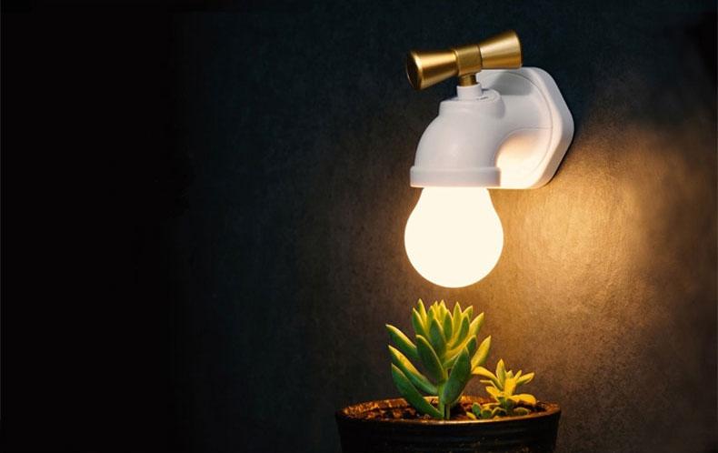 Tapful - Moderne Nordische Kunst-Deko Hahnlampe