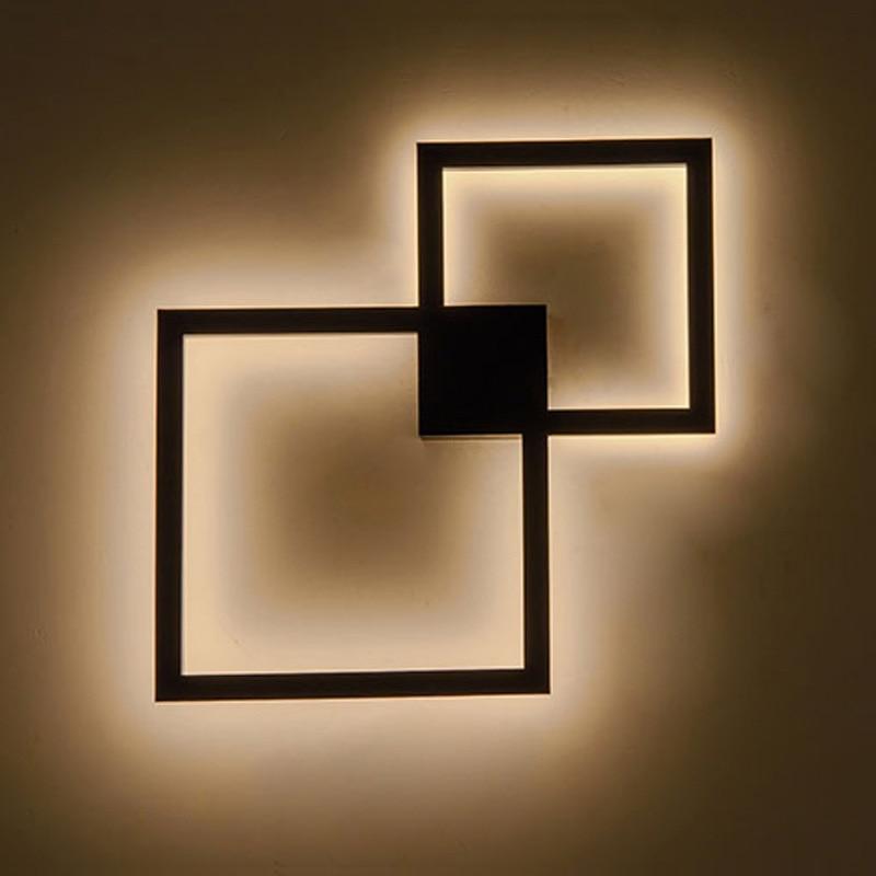 Rowley - Quadratische Moderne Wandlampe