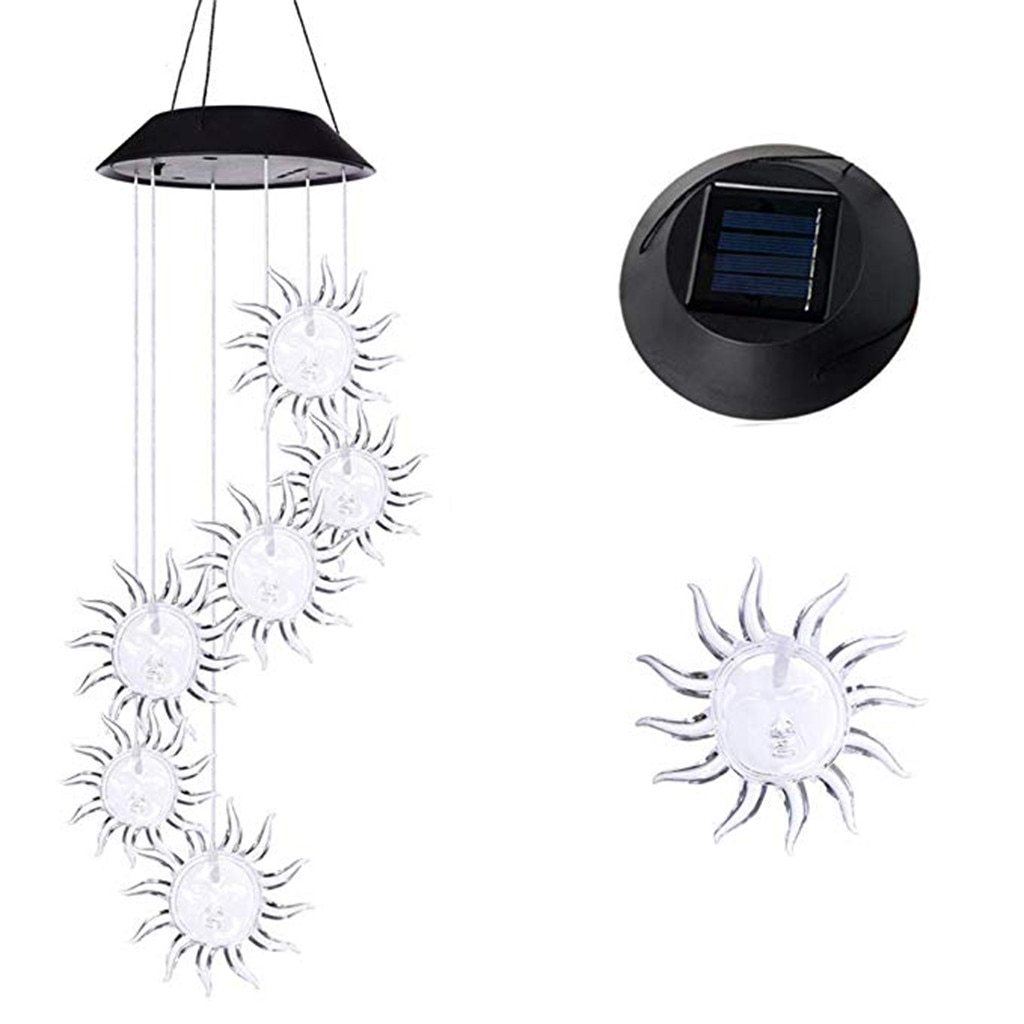 LED-Solarbetriebene Windspiellichter