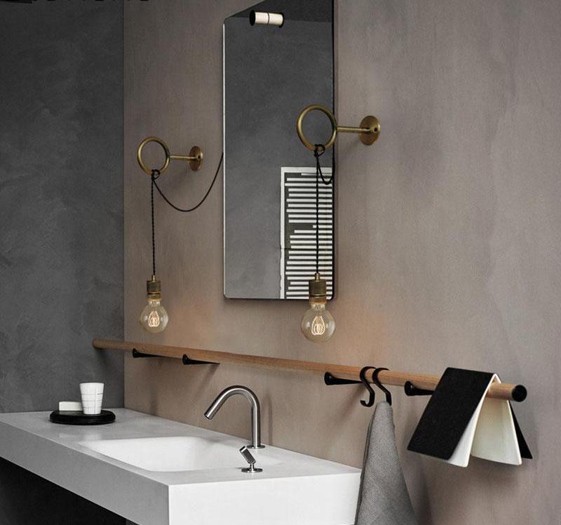 Avita - Moderner Nordischer Wandmontierter Birnen-Ringhalter